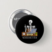 Funny Lawyer Halloween Button (Vorne & Hinten)