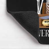 Funny Lawyer Halloween Mousepad (Ecke)