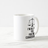 Funny Lawyer Kaffeetasse (VorderseiteRechts)