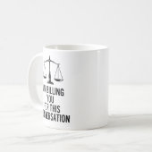 Funny Lawyer Kaffeetasse (Vorderseite Links)