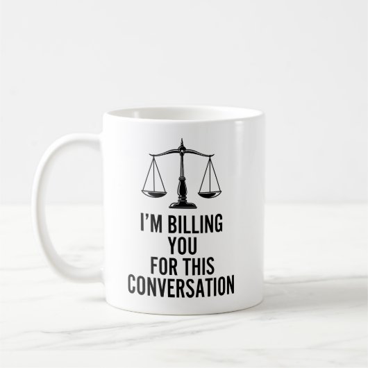 Funny Lawyer Kaffeetasse (Links)