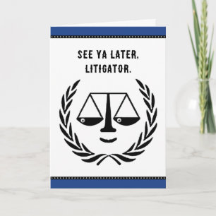 Funny Lawyer Karte