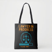 Funny Lawyer Loading Lawyer Abschluss Tasche (Vorderseite)