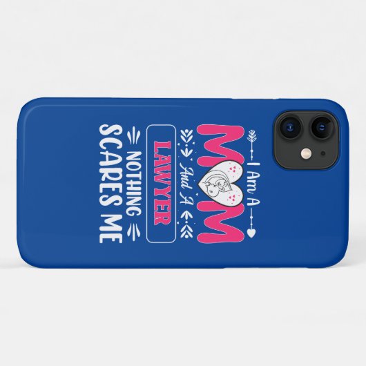 Funny Lawyer Mama, Anwältin Mama Funny Case-Mate iPhone Hülle (Rückseite (Horizontal))