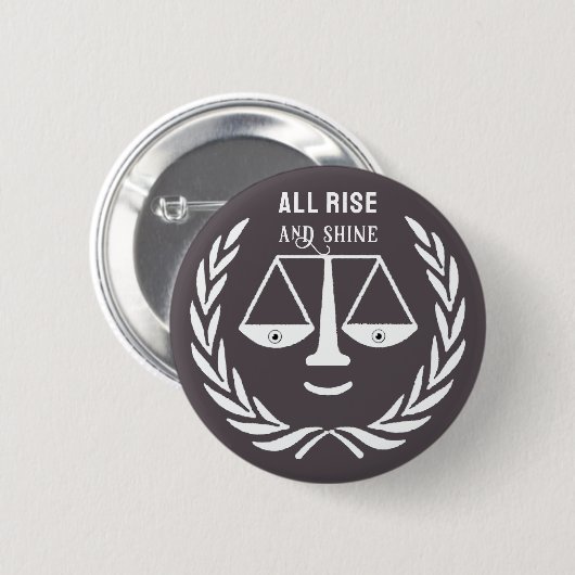 Funny Lawyer Novelty Gift Button (Vorne & Hinten)