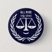 Funny Lawyer Novelty Gift Button (Vorderseite)