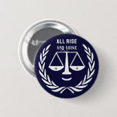 Funny Lawyer Novelty Gift Button (Vorne & Hinten)