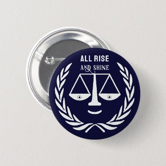 Funny Lawyer Novelty Gift Button (Vorne & Hinten)