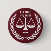 Funny Lawyer Novelty Gift Button (Vorderseite)