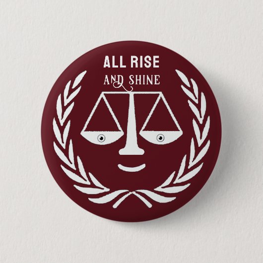 Funny Lawyer Novelty Gift Button (Vorderseite)