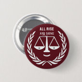 Funny Lawyer Novelty Gift Button (Vorne & Hinten)