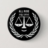 Funny Lawyer Novelty Gift Button (Vorderseite)