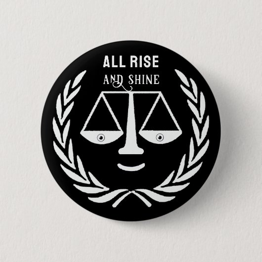 Funny Lawyer Novelty Gift Button (Vorderseite)