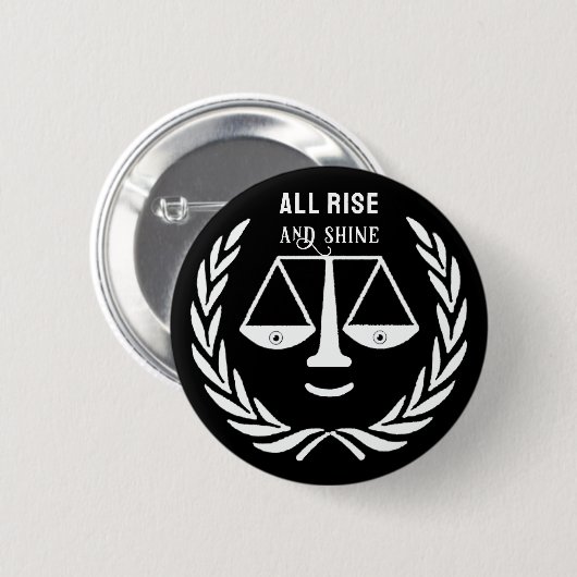Funny Lawyer Novelty Gift Button (Vorne & Hinten)
