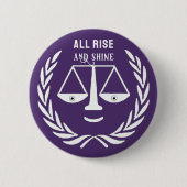 Funny Lawyer Novelty Gift Button (Vorderseite)
