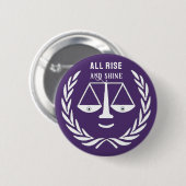 Funny Lawyer Novelty Gift Button (Vorne & Hinten)