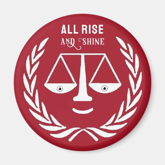 Funny Lawyer Novelty Gift Button Magnet (Vorne)