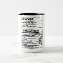 Funny Lawyer Nutrition Fakten