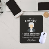 Funny lawyer quote personalized graduation  mousepad
