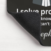 Funny lawyer quote personalized graduation  mousepad (Ecke)