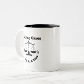 Funny Lawyer Slaying Hüllen Zweifarbige Tasse (Vorderseite Links)