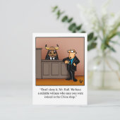 Funny Lawyer Spaß Postcard Postkarte (Stehend Vorderseite)
