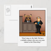 Funny Lawyer Spaß Postcard Postkarte (Vorne/Hinten)