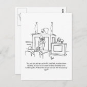 Funny Lawyer Spaß Postcard Postkarte (Vorne/Hinten)