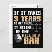 Funny Lawyer Student Future Attorneys Postkarte (Vorne/Hinten)