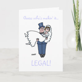 Funny Lawyers Getried Save the Date heiraten Ankündigung