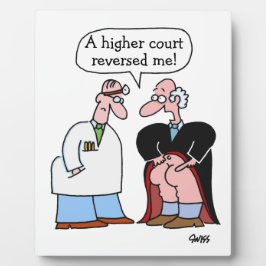 Funny Lawyers Law Office Cartoon Desk Plaque Fotoplatte