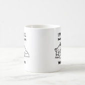 Funny Lazy Cat Coffee Mug | Custom I’m Awake Kaffeetasse (Mittel)
