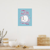 Funny Lazy Cat Pun Poster (Küche)