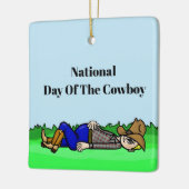 Funny Lazy Day The Cowboy Ornament (Links)
