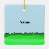 Funny Lazy Day The Cowboy Ornament (Rückseite)