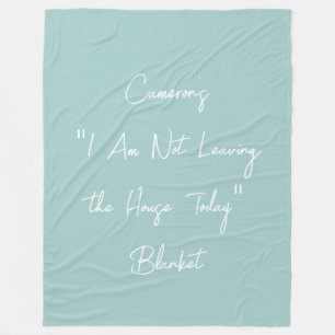 Funny Lazy Days, zu denen Jemand Personalisiertes  Fleecedecke
