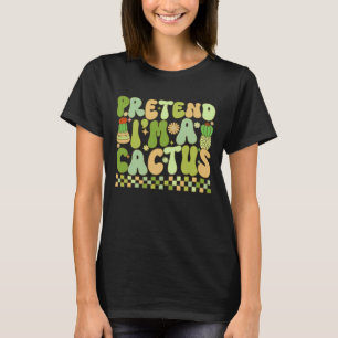 Funny Lazy Easy Halloween PRETEND ICH BIN EIN CACT T-Shirt