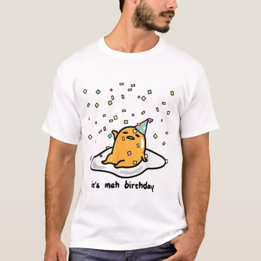 Funny Lazy Egg Birthday T - Shirt (Vorderseite)