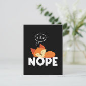 Funny Lazy Fox (Stehend Vorderseite)