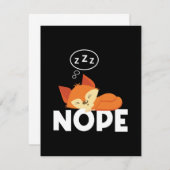 Funny Lazy Fox (Vorne/Hinten)