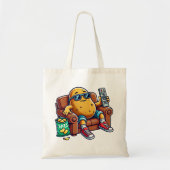 Funny Lazy Potato Tragetasche (Vorne)