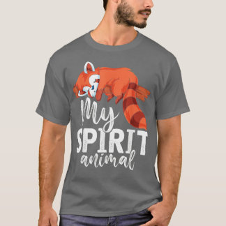 Funny Lazy Red Panda My Spirit Animal T-Shirt