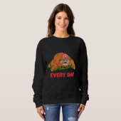 Funny Lazy Sloth Sweatshirt (Vorne ganz)