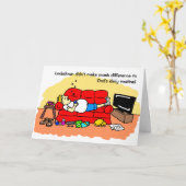 Funny Lazy Vater Vatertag Karte (Gelbe Blume)