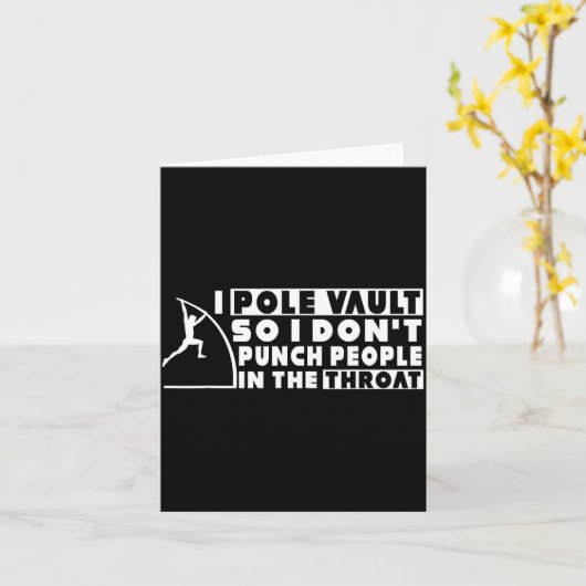 Funny Le Vault So I Don't Punch People - Le Vaulti Karte (Gelbe Blume)