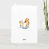 Funny Lead a Horse to Tequila Birthday Karte (Rückseite)