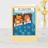 Funny Lead a Horse to Tequila Birthday Karte (Gelbe Blume)