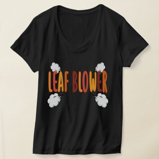 Funny Leaf Blower Fall Costume Couple Women Mens T-Shirt (Ablage )