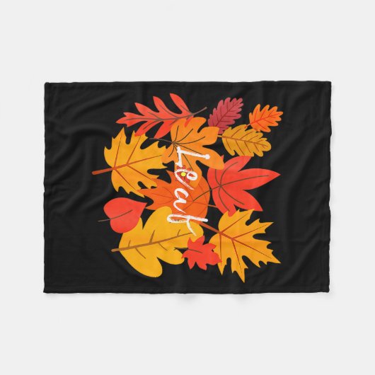 Funny Leaf Blower Fall Couple Halloween Costume Gi Fleecedecke (Vorderseite (Horizontal))