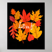 Funny Leaf Blower Fall Couple Halloween Costume Gi Poster (Vorne)